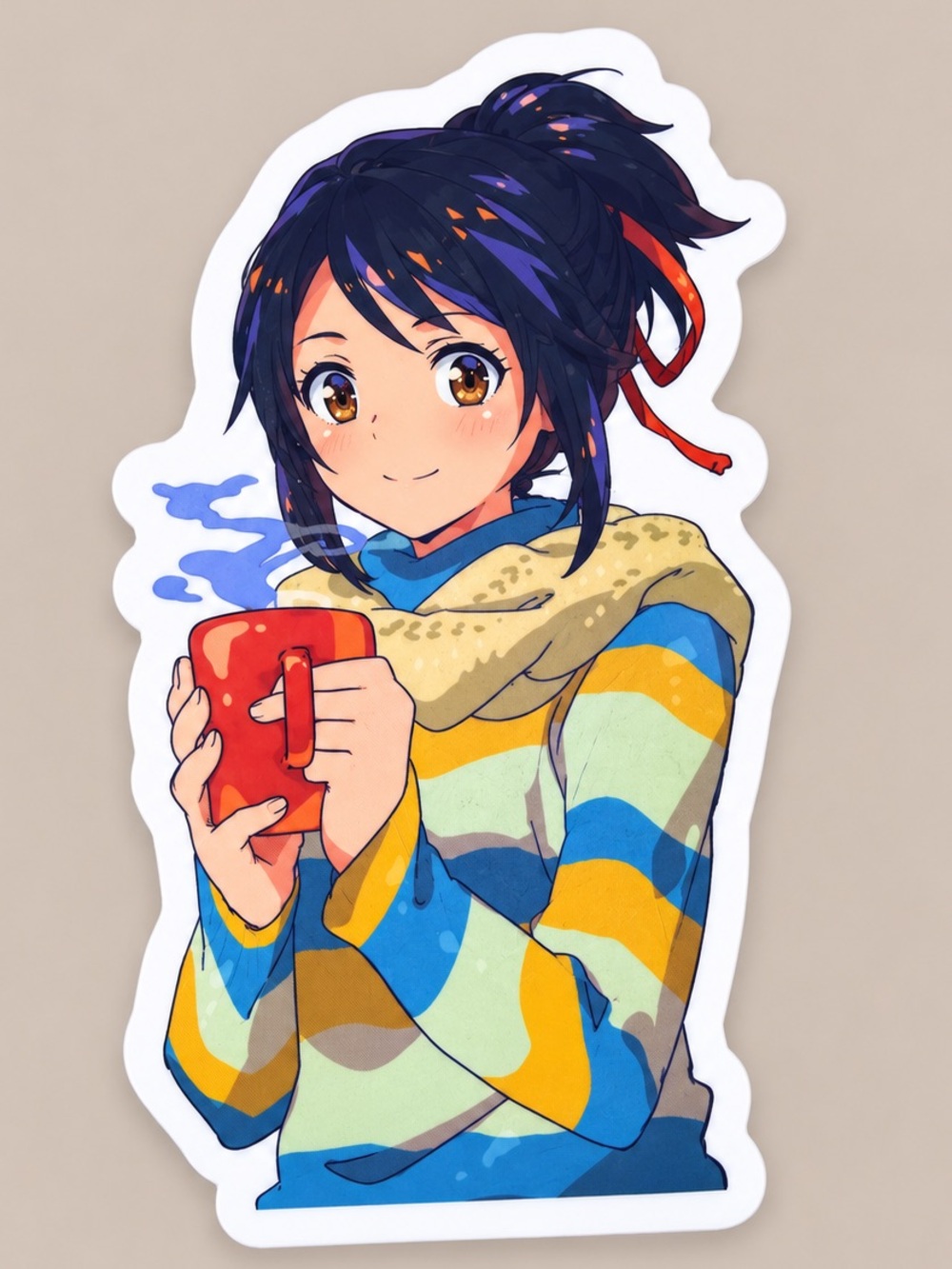 Mitsuha Miyamizu | Your Name Kimi no Na wa | Anime Sticker | 5/$10